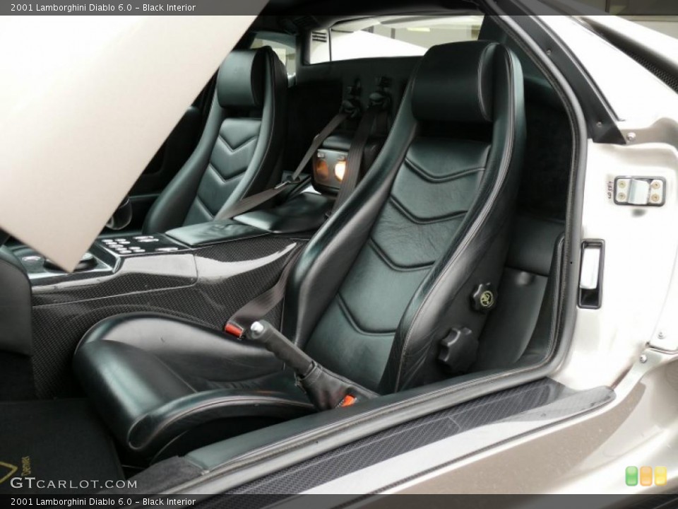 Black Interior Photo for the 2001 Lamborghini Diablo 6.0 #16340720