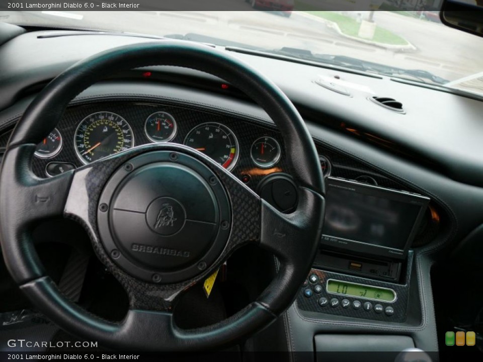 Black Interior Steering Wheel for the 2001 Lamborghini Diablo 6.0 #16340728