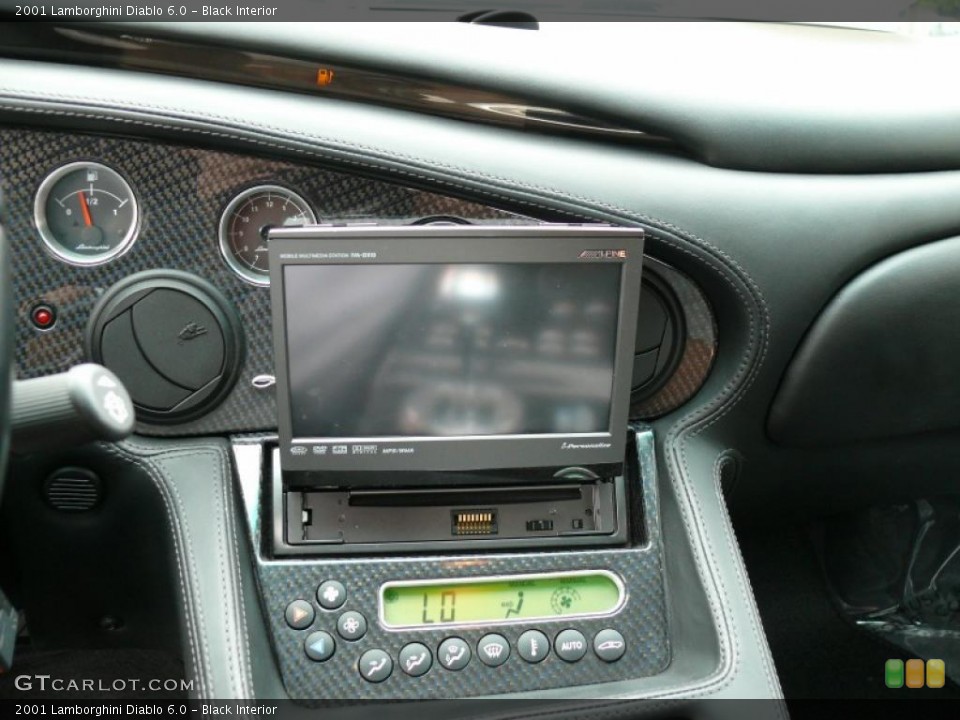 Black Interior Controls for the 2001 Lamborghini Diablo 6.0 #16340740