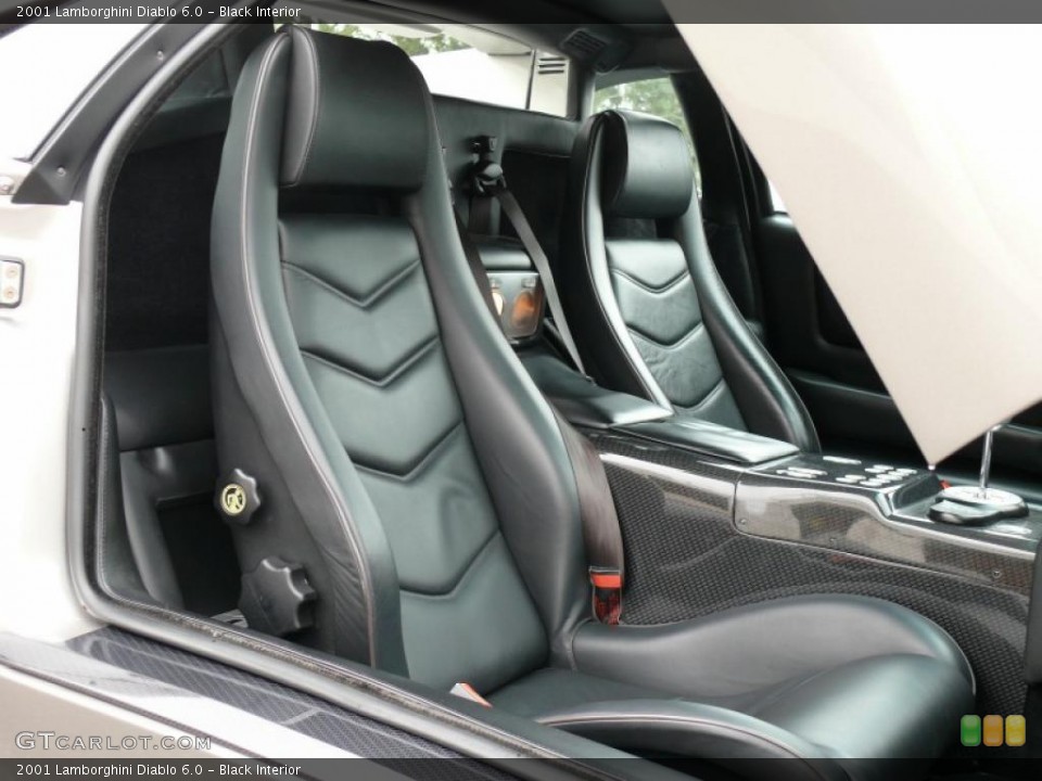 Black Interior Photo for the 2001 Lamborghini Diablo 6.0 #16340744