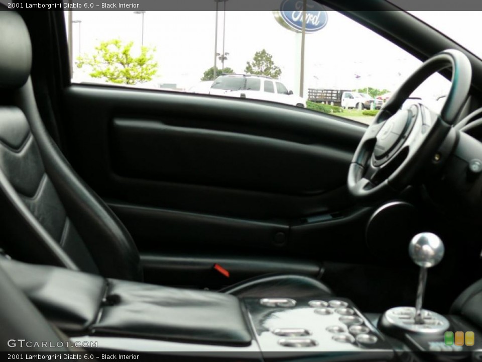 Black Interior Photo for the 2001 Lamborghini Diablo 6.0 #16340760