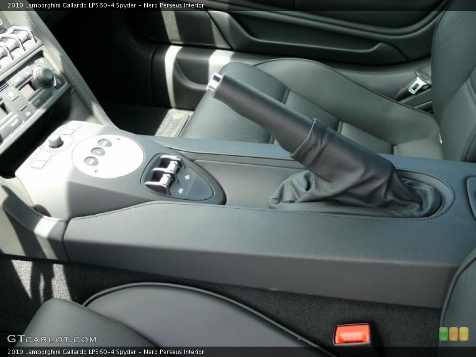 Nero Perseus Interior Controls for the 2010 Lamborghini Gallardo LP560-4 Spyder #16356697