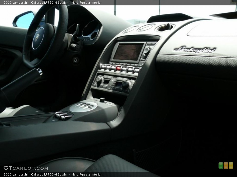 Nero Perseus Interior Dashboard for the 2010 Lamborghini Gallardo LP560-4 Spyder #16356717