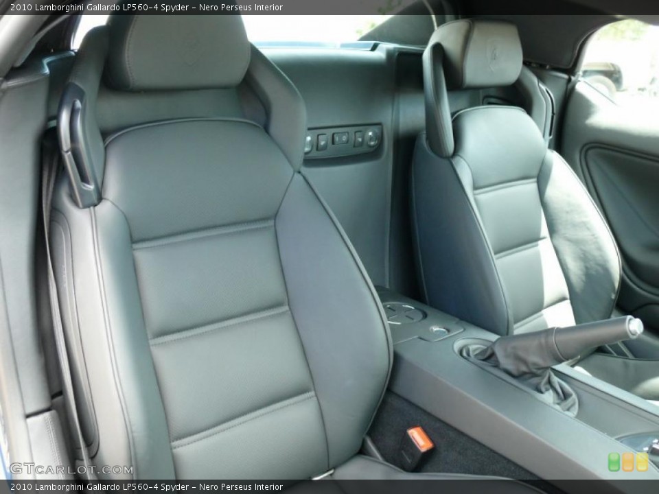 Nero Perseus Interior Photo for the 2010 Lamborghini Gallardo LP560-4 Spyder #16356721