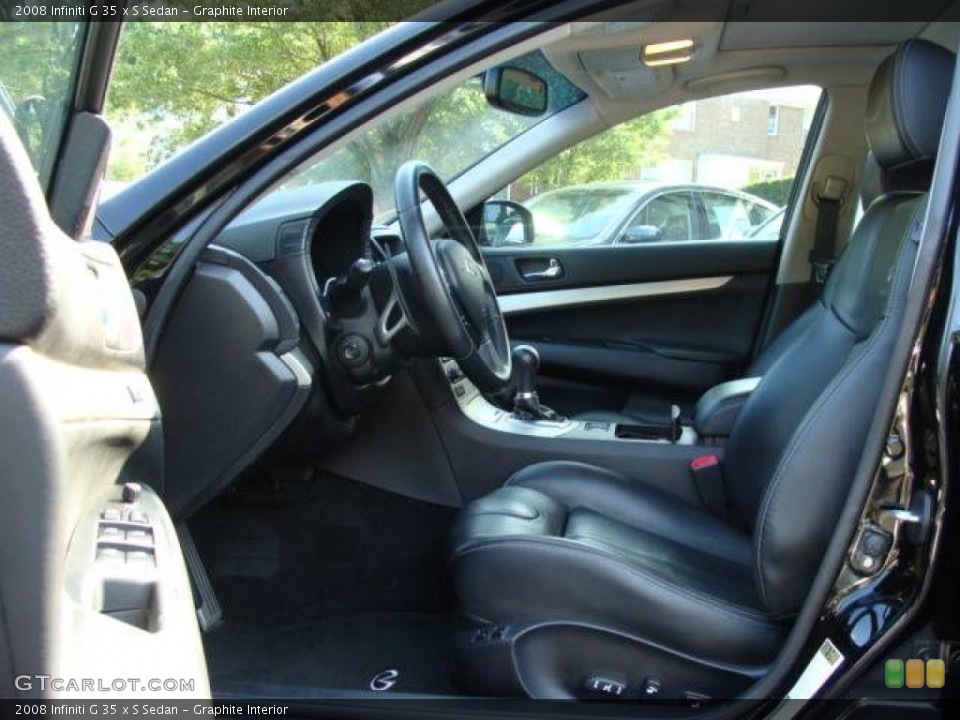 Graphite Interior Photo for the 2008 Infiniti G 35 x S Sedan #16357335