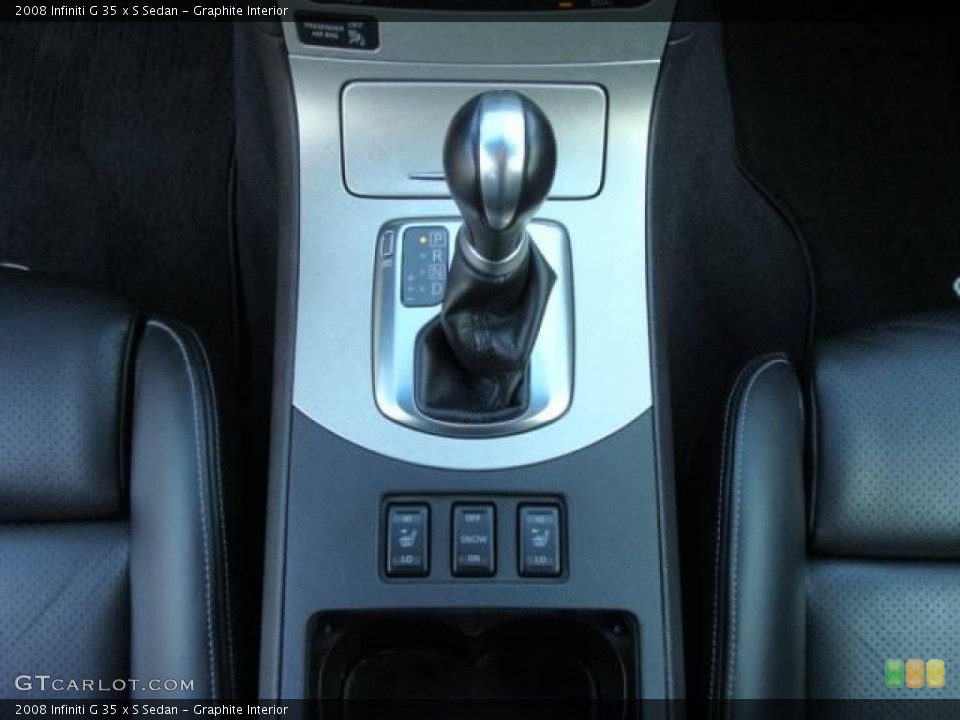 Graphite Interior Transmission for the 2008 Infiniti G 35 x S Sedan #16357363