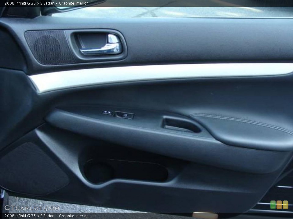 Graphite Interior Door Panel for the 2008 Infiniti G 35 x S Sedan #16357391