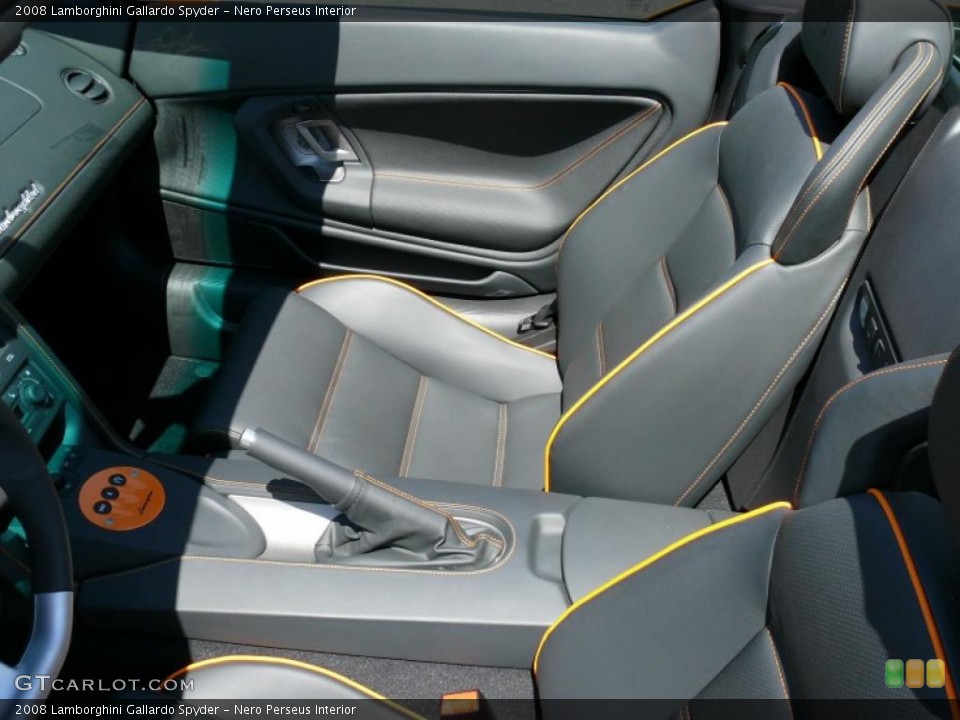 Nero Perseus Interior Photo for the 2008 Lamborghini Gallardo Spyder #16360632