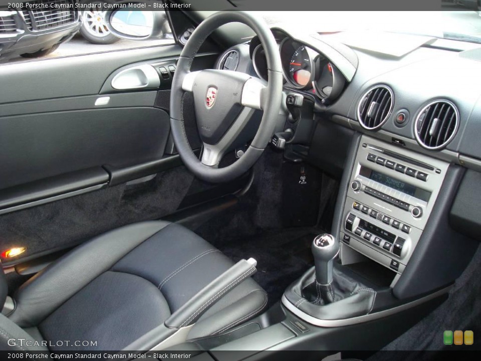 Black Interior Controls for the 2008 Porsche Cayman  #1638545