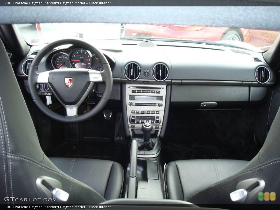 Black Interior Dashboard for the 2008 Porsche Cayman  #1638555