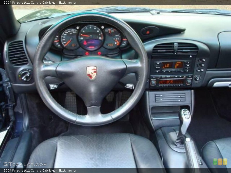 Black Interior Dashboard for the 2004 Porsche 911 Carrera Cabriolet #16579791