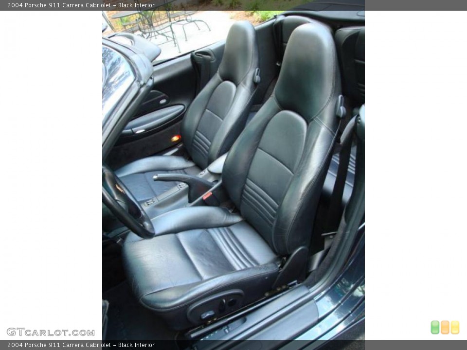 Black Interior Photo for the 2004 Porsche 911 Carrera Cabriolet #16579848