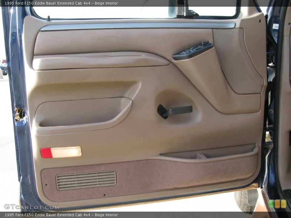 Beige Interior Door Panel for the 1995 Ford F150 Eddie Bauer Extended Cab 4x4 #16611204