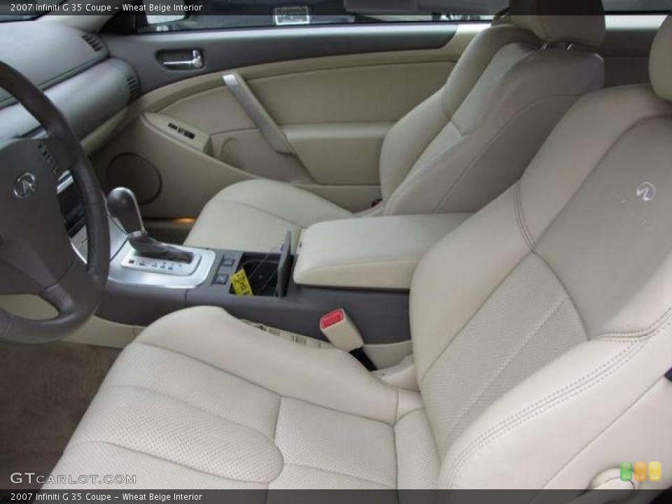 Wheat Beige Interior Photo for the 2007 Infiniti G 35 Coupe #16829242