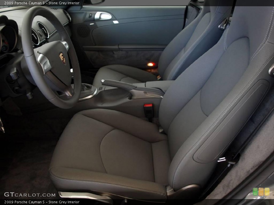Stone Grey Interior Photo for the 2009 Porsche Cayman S #16928637