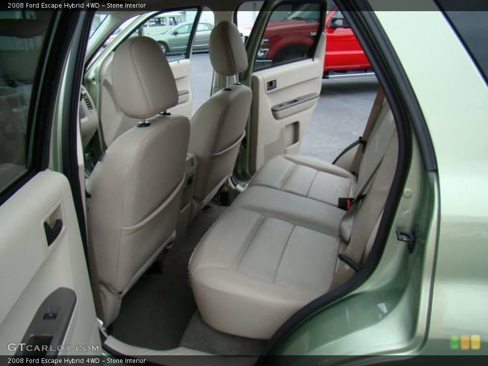 Stone Interior Rear Seat for the 2008 Ford Escape Hybrid 4WD #17011403