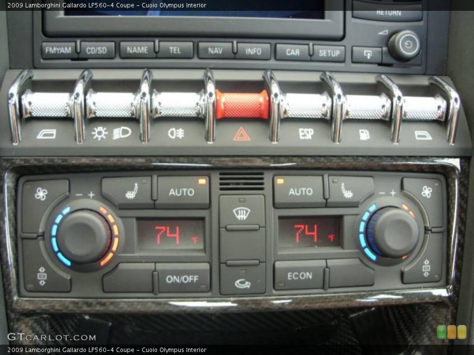 Cuoio Olympus Interior Controls for the 2009 Lamborghini Gallardo LP560-4 Coupe #17063199