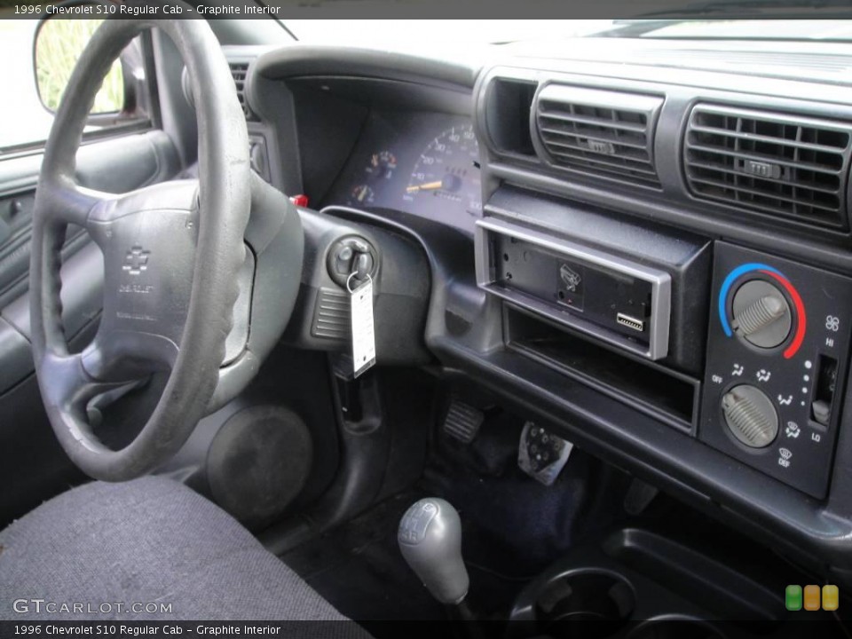 Graphite Interior Controls for the 1996 Chevrolet S10 Regular Cab #17120902