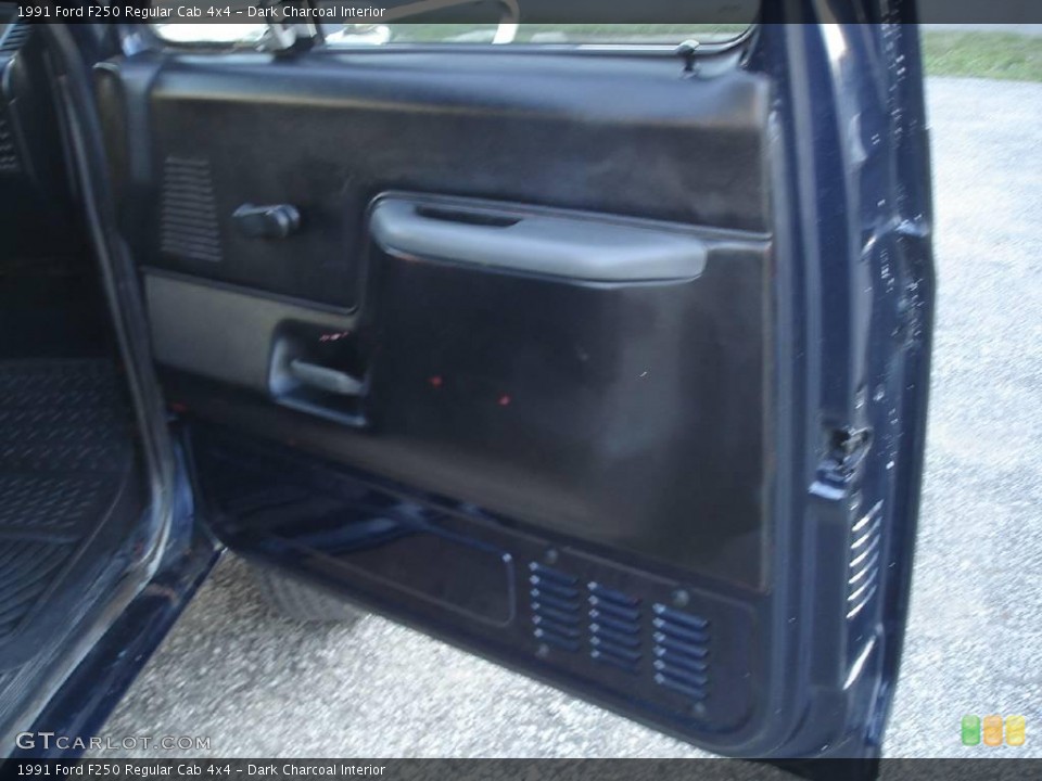 Dark Charcoal Interior Door Panel for the 1991 Ford F250 Regular Cab 4x4 #17127639