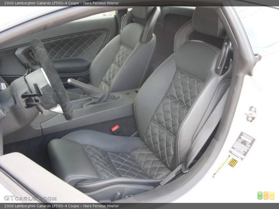 Nero Perseus Interior Photo for the 2009 Lamborghini Gallardo LP560-4 Coupe #17134979