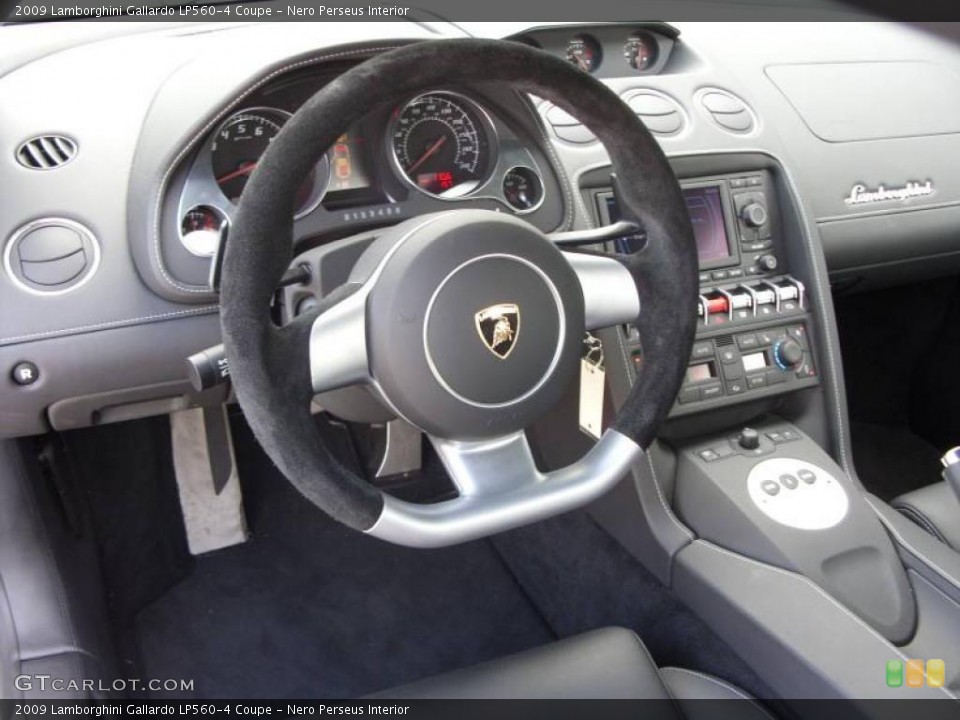 Nero Perseus Interior Dashboard for the 2009 Lamborghini Gallardo LP560-4 Coupe #17134987
