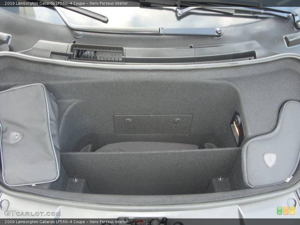 Nero Perseus Interior Trunk for the 2009 Lamborghini Gallardo LP560-4 Coupe #17135039