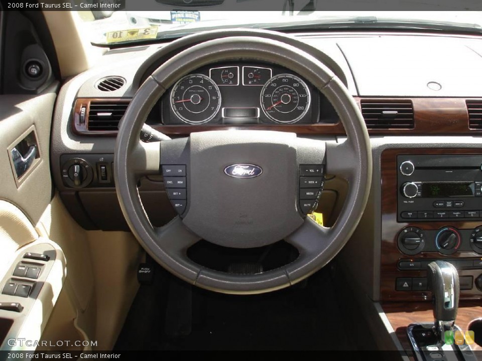 Camel Interior Steering Wheel for the 2008 Ford Taurus SEL #17152633