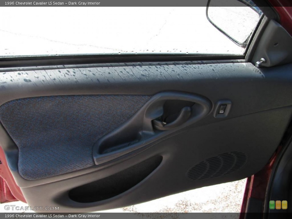 Dark Gray Interior Door Panel for the 1996 Chevrolet Cavalier LS Sedan #17274646