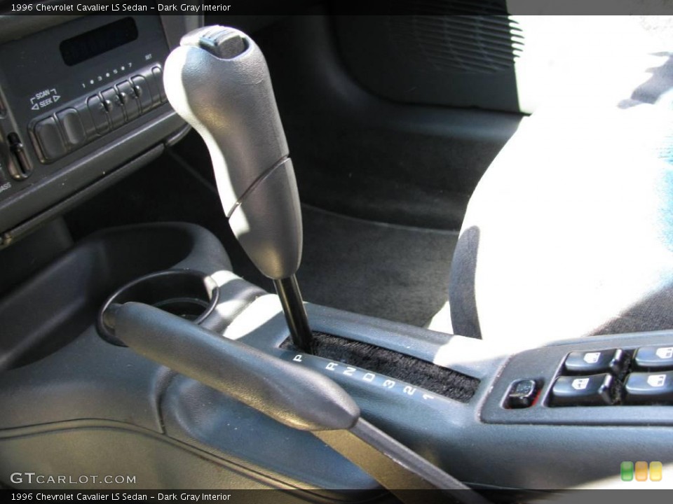 Dark Gray Interior Transmission for the 1996 Chevrolet Cavalier LS Sedan #17274702
