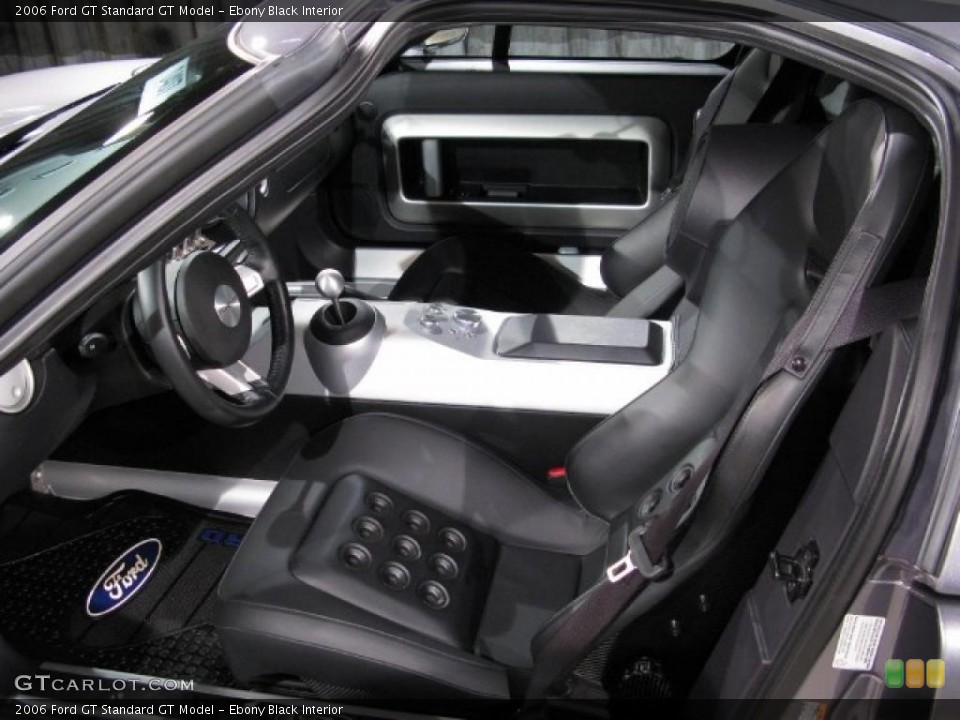 Ebony Black Interior Photo for the 2006 Ford GT  #17283674