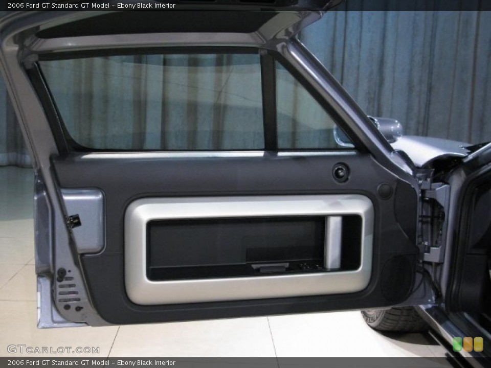 Ebony Black Interior Door Panel for the 2006 Ford GT  #17283738