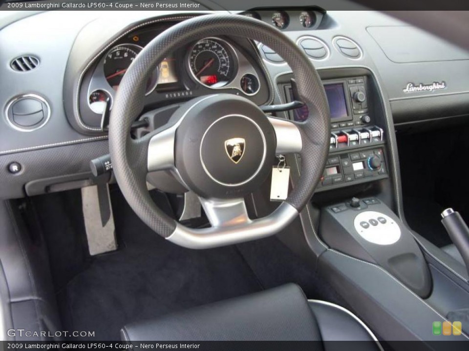 Nero Perseus Interior Dashboard for the 2009 Lamborghini Gallardo LP560-4 Coupe #17333984