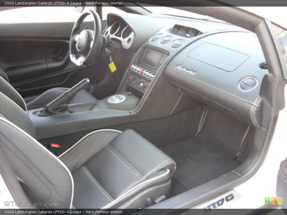 Nero Perseus Interior Photo for the 2009 Lamborghini Gallardo LP560-4 Coupe #17333988