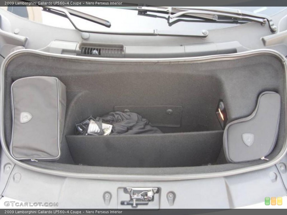Nero Perseus Interior Trunk for the 2009 Lamborghini Gallardo LP560-4 Coupe #17334000