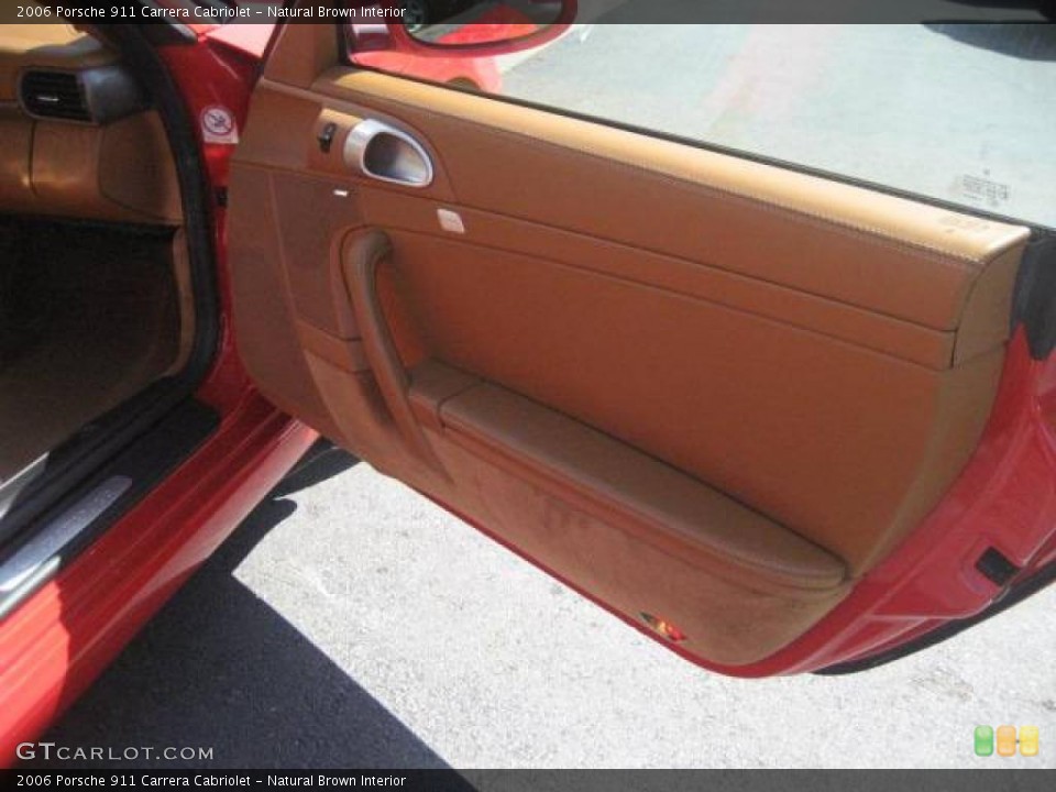 Natural Brown Interior Door Panel for the 2006 Porsche 911 Carrera Cabriolet #17342827