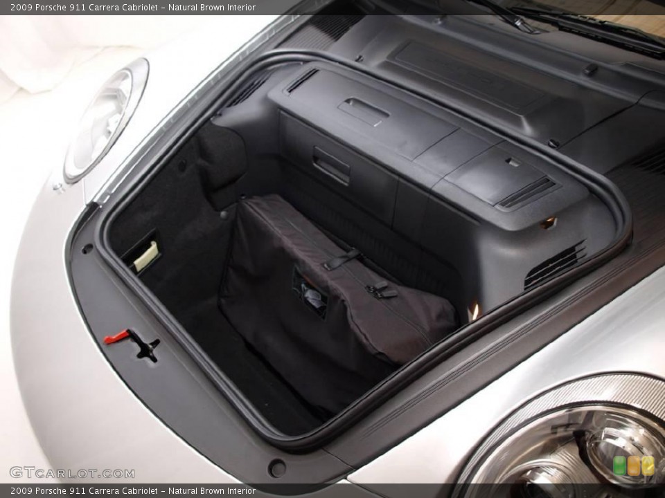 Natural Brown Interior Trunk for the 2009 Porsche 911 Carrera Cabriolet #17438057