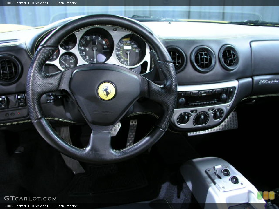 Black Interior Dashboard for the 2005 Ferrari 360 Spider F1 #175352