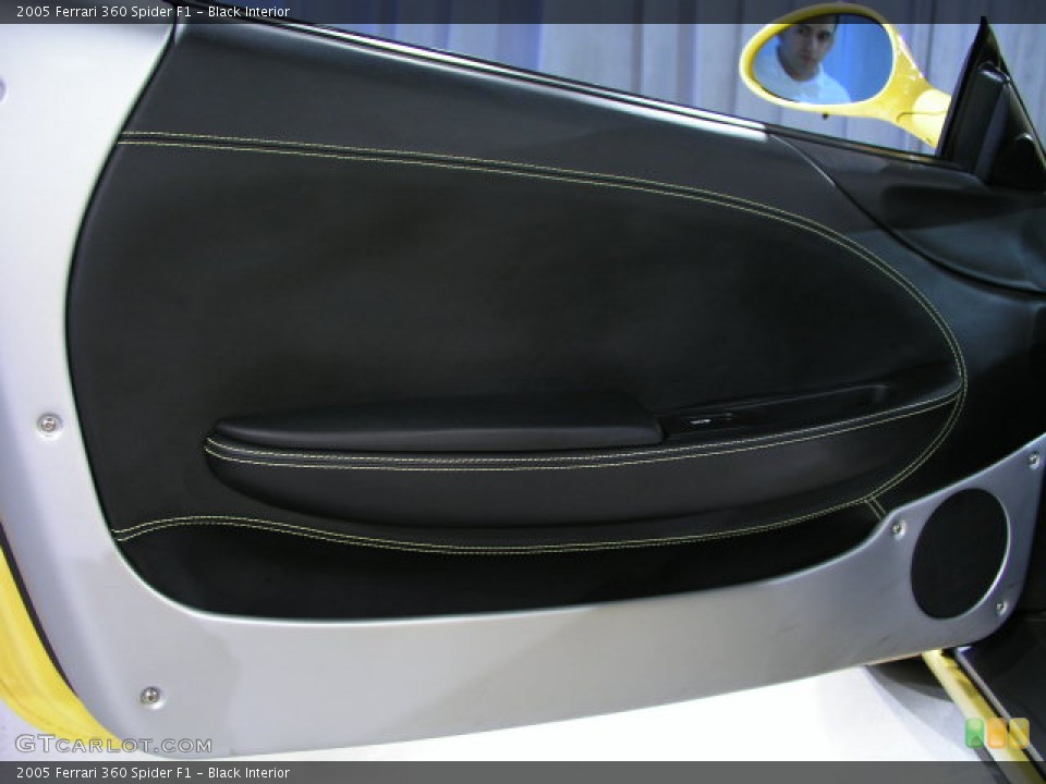 Black Interior Door Panel for the 2005 Ferrari 360 Spider F1 #175394