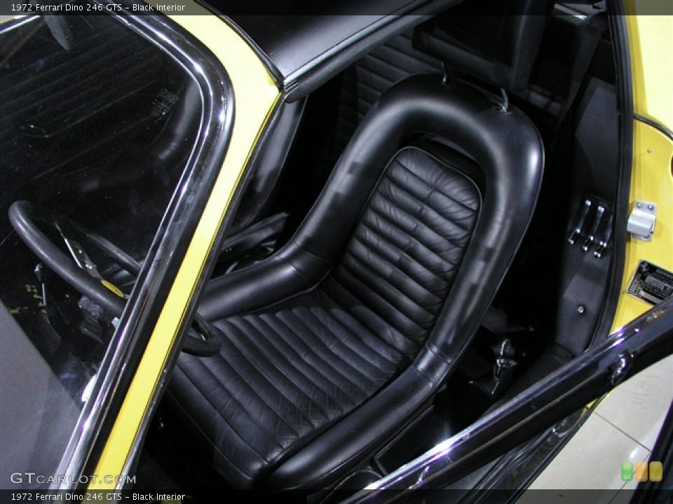 Black Interior Photo for the 1972 Ferrari Dino 246 GTS #175611