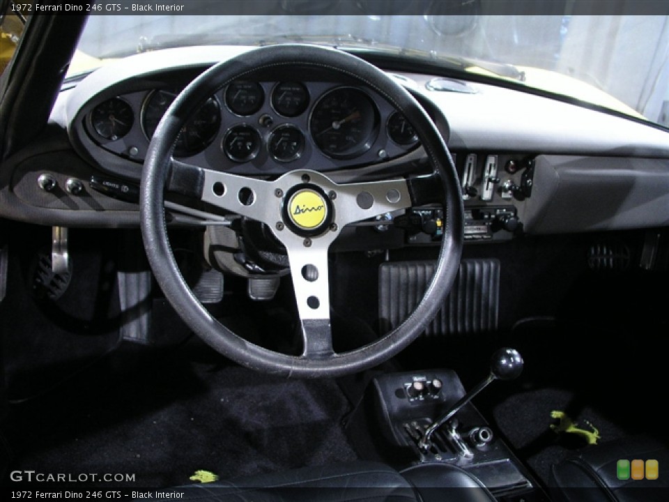 Black Interior Dashboard for the 1972 Ferrari Dino 246 GTS #175625