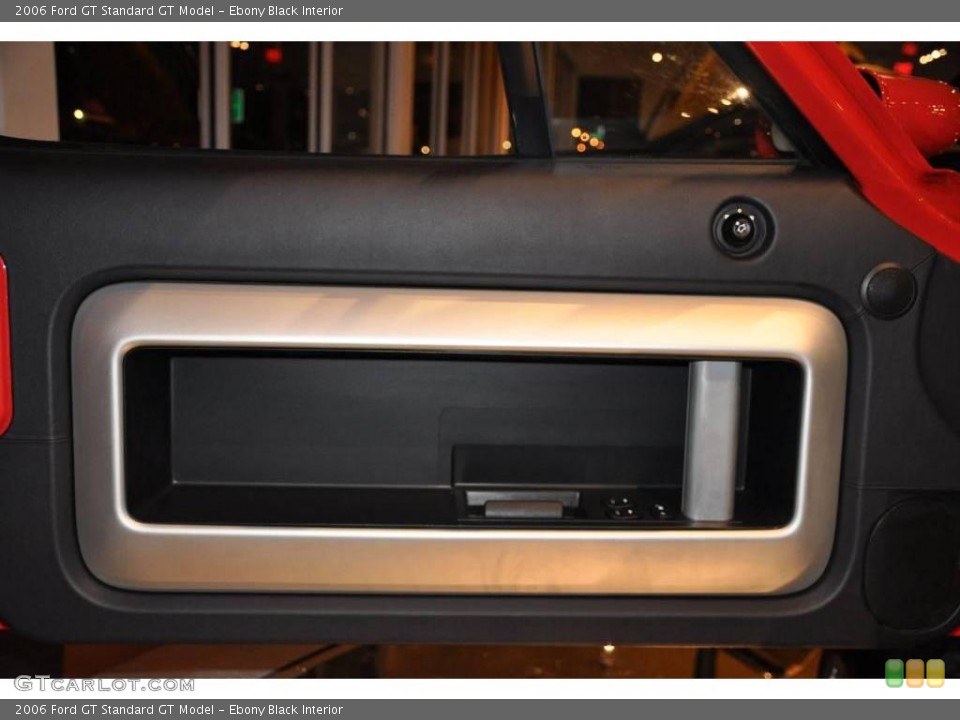 Ebony Black Interior Door Panel for the 2006 Ford GT  #17639355