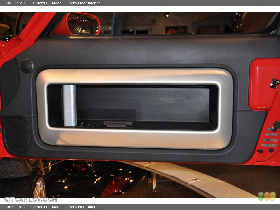 Ebony Black Interior Door Panel for the 2006 Ford GT  #17639375