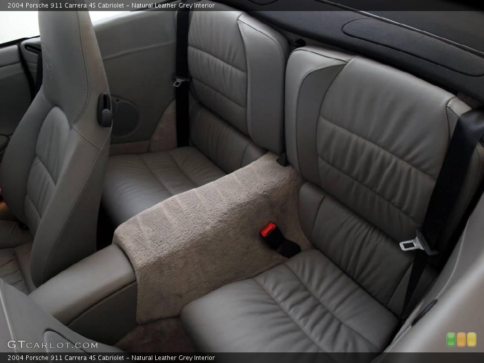Natural Leather Grey Interior Photo for the 2004 Porsche 911 Carrera 4S Cabriolet #17649034