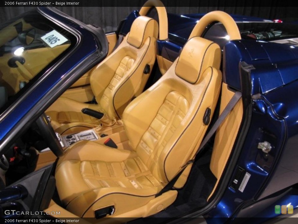 Beige Interior Front Seat for the 2006 Ferrari F430 Spider #17654243