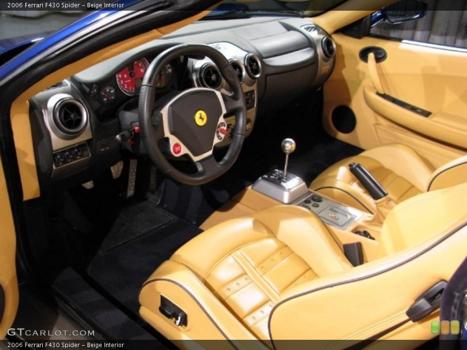 Beige Interior Prime Interior for the 2006 Ferrari F430 Spider #17654259