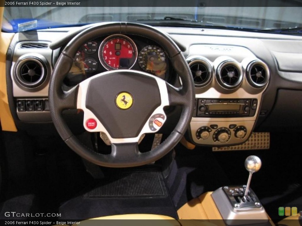 Beige Interior Dashboard for the 2006 Ferrari F430 Spider #17654267