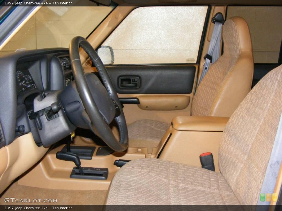 Tan Interior Front Seat for the 1997 Jeep Cherokee 4x4 #17711052