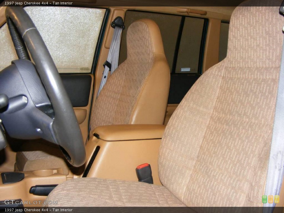 Tan Interior Front Seat for the 1997 Jeep Cherokee 4x4 #17711064