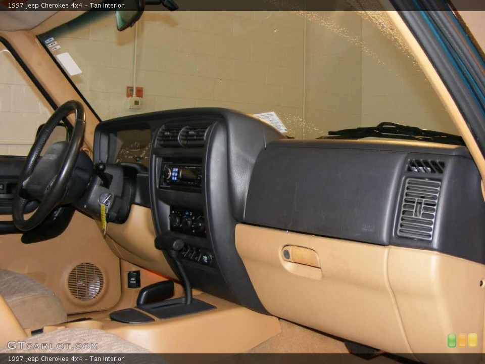 Tan Interior Dashboard for the 1997 Jeep Cherokee 4x4 #17711108