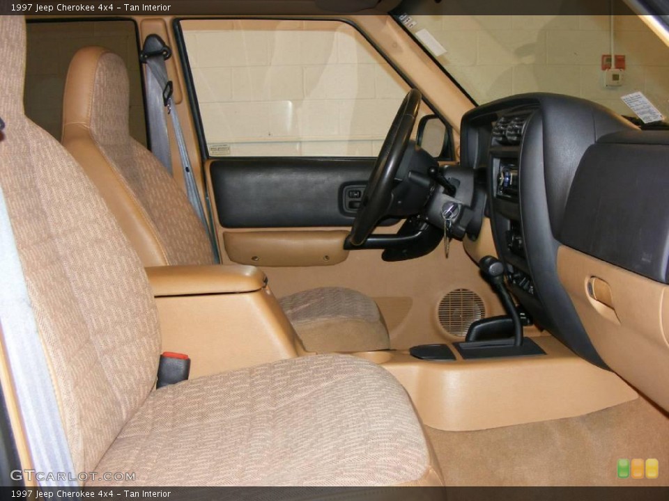 Tan Interior Front Seat for the 1997 Jeep Cherokee 4x4 #17711116